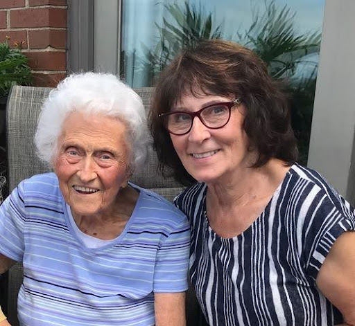 Janet Ray and her mom, Dorothy Yuvancic
